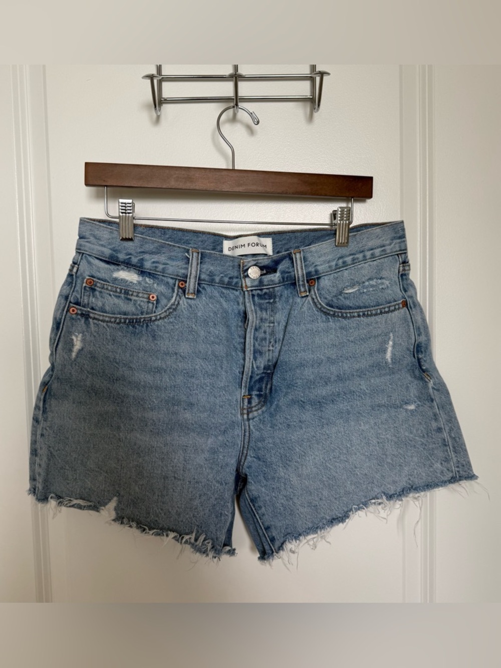 Denim Forum The Ex-boyfriend Hi Mid-thigh Denim Short